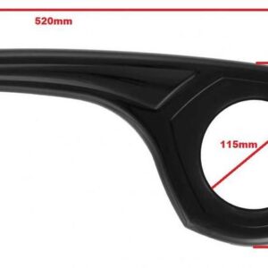 nowa CZARNA OSŁONA ŁAŃCUCHA 36/38 zębów 11,5 19 52 cm napęd nexus