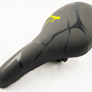 Super siodełko MTB JET SELLE czarne ŻÓŁTE junior