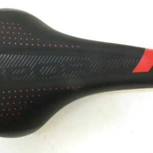 Super siodełko MTB JET SELLE czarne z czerwonymi dodatkami - MIĘKKIE